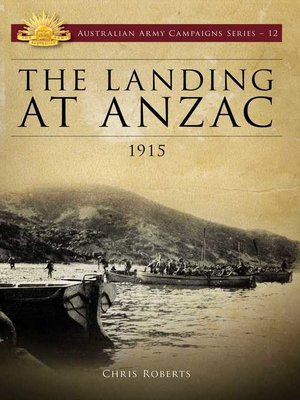 cover image of The Landing at ANZAC 1915